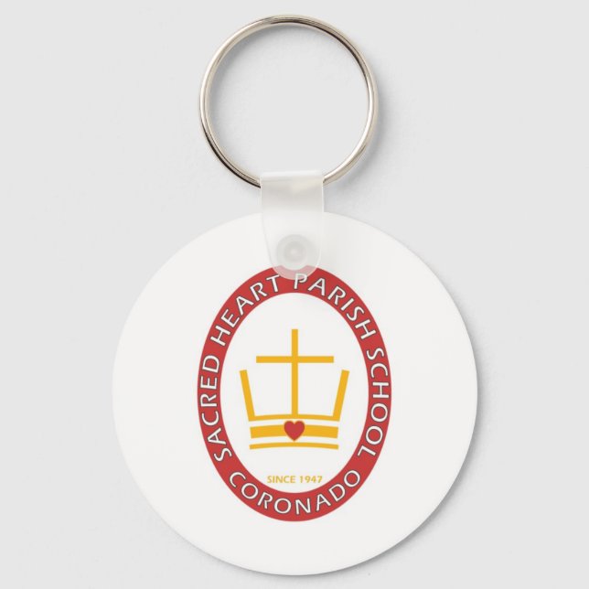 Sacred Heart Coronado Logo Keychain (Front)