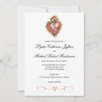 Sacred Heart Crest | Monogram Wedding