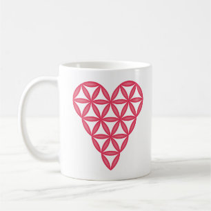 Sacred Heart - Heart of life, 3D/RedM. Coffee Mug