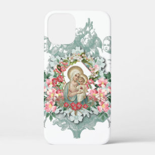 Sacred Heart Jesus Virgin Mary Religious   iPhone 12 Mini Case