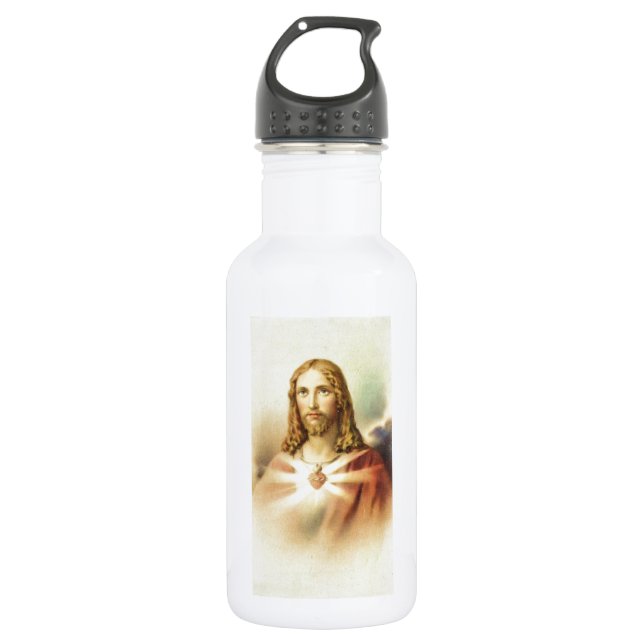 Sacred heart of Jesus 532 Ml Water Bottle (Front)