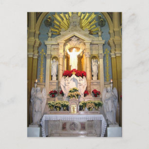 Sacred Heart of Jesus Altar Postcard