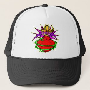 Sacred Heart of Jesus Christ Faith Tattoo Trucker Hat