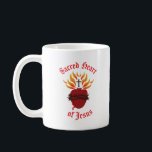 Sacred Heart of Jesus Coffee Mug<br><div class="desc">Sacred Heart of Jesus design. Features the traditional depiction of the Sacred Heart of Jesus: a pierced heart surrounded by thorns and dripping the Precious Blood, ablaze with the flames of love for mankind. Great gift for Catholics and for spreading devotion to the Sacred Heart of Jesus, especially in the...</div>