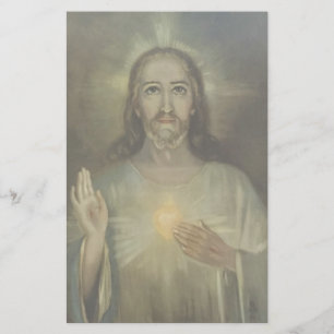 Sacred Heart of Jesus Enthronement Stationery