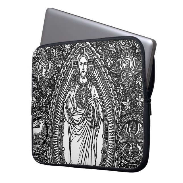 Sacred Heart of Jesus: Generic Laptop Sleeve (Front Left)
