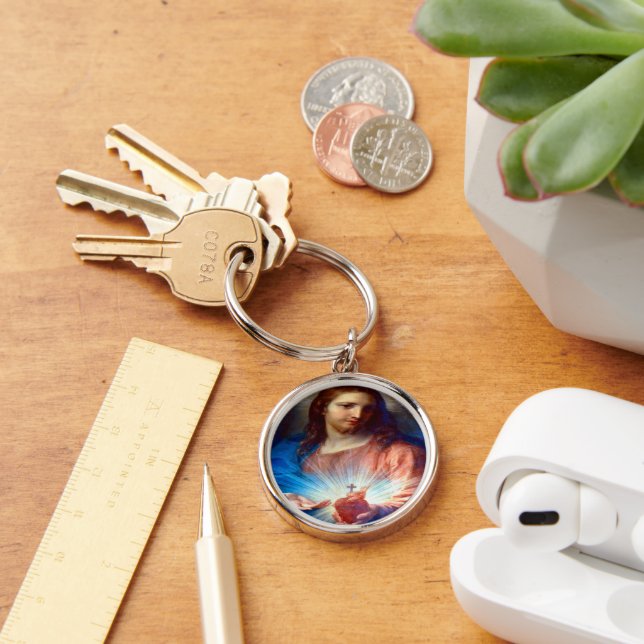 Sacred Heart of Jesus Keychain (Desk)