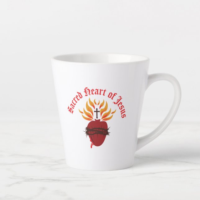 Sacred Heart of Jesus Latte Mug (Right)