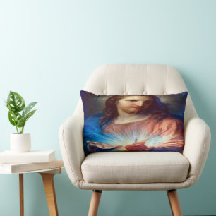 Sacred Heart of Jesus Lumbar Pillow