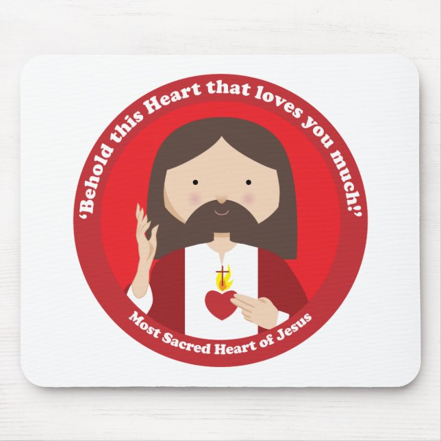 Sacred Heart of Jesus Mouse Pad (Front)