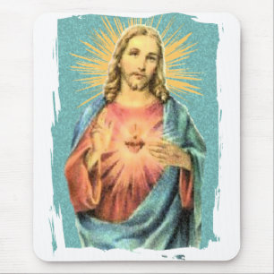 Sacred Heart of Jesus Mouse Pad