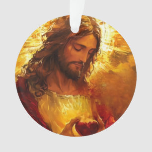 Sacred Heart of Jesus Ornament