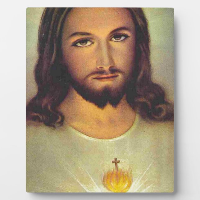 Sacred Heart of Jesus Plaque (Front)