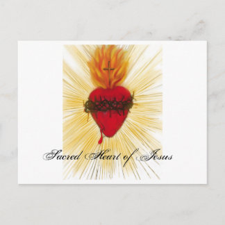 Sacred Heart of Jesus- post card