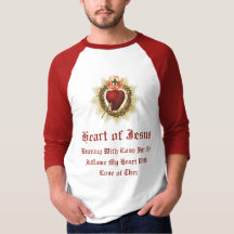 Sacred Heart of Jesus Raglan T-Shirt