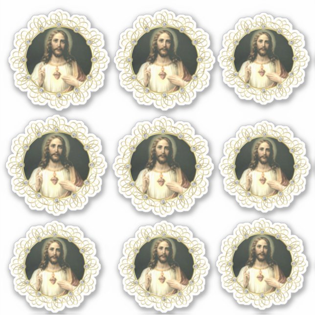 Sacred Heart of  Jesus Religious Vinyl (Front)