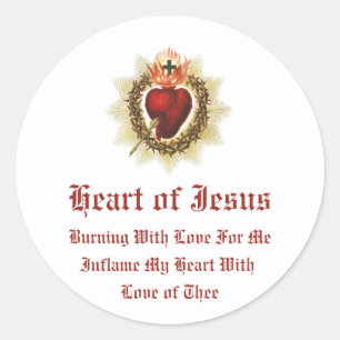 Sacred Heart of Jesus Stickers 