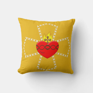Sacred Heart of Jesus Throw Pillow