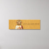 Sacred Heart of Jesus with Bible Verse