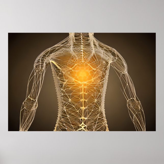 Sacred Heart, Sacred Geometry Poster (Front)