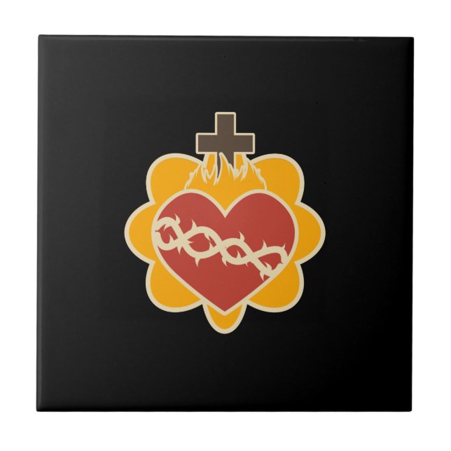 Sacred Heart Tile (Front)