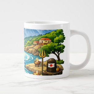 Sacred Himalayas, Eternal Ganga Large Coffee Mug