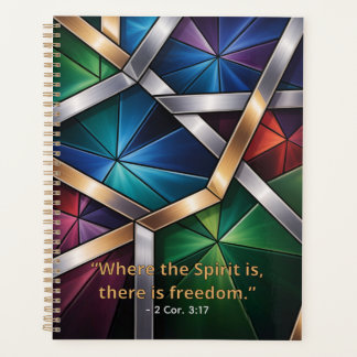 Sacred Light" Geometric Prayer - Stained Planner