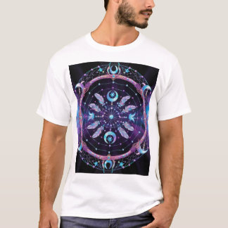 Sacred Line Native American Symbol Tattoo Art T-Shirt