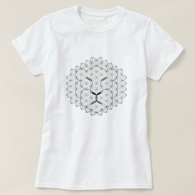 Sacred Lion, B051BW. T-Shirt (Design Front)