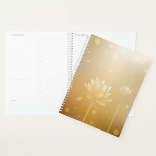 Sacred Lotus Hardcover Daily Planner