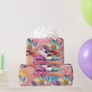 "Sacred Lotus" Wrapping Paper