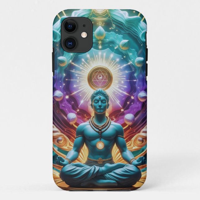 Sacred Mandala Spiritual Art Case-Mate iPhone Case (Back)