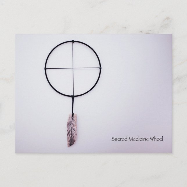 Sacred Medicine Wheel Postcard (Front)