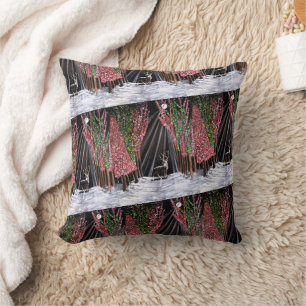 Sacred Messenger of Nara Painting by Alfred Fox Throw Pillow