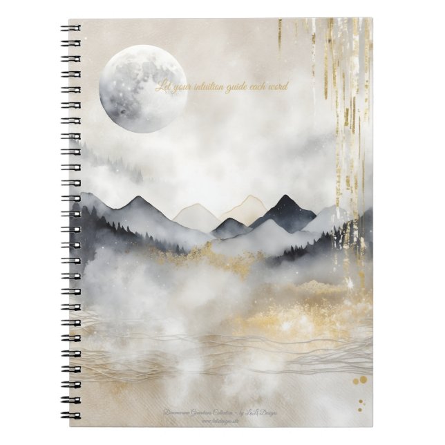 Sacred Moonlit Mountains Journal (Front)