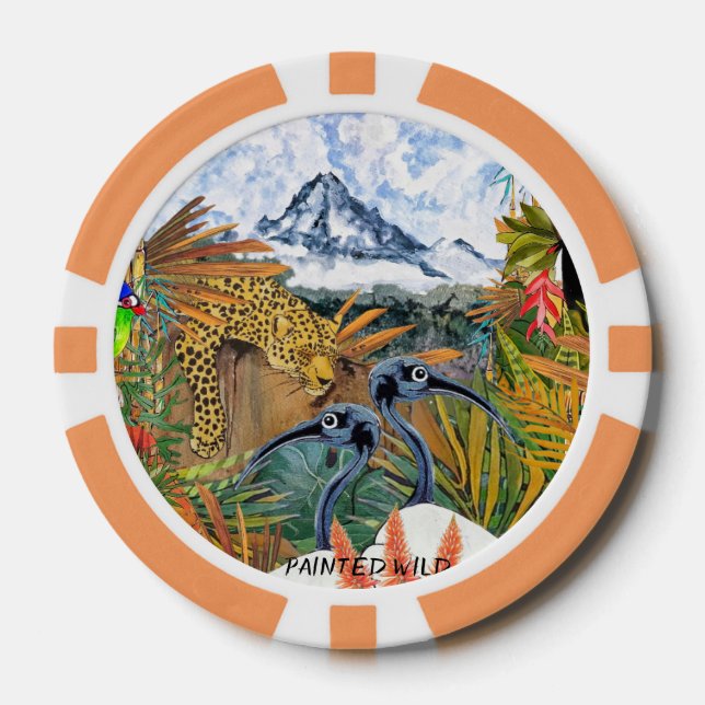 Sacred Mountain Poker Chips (Front)