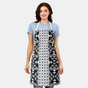 Sacred Mountains in Charcoal Apron