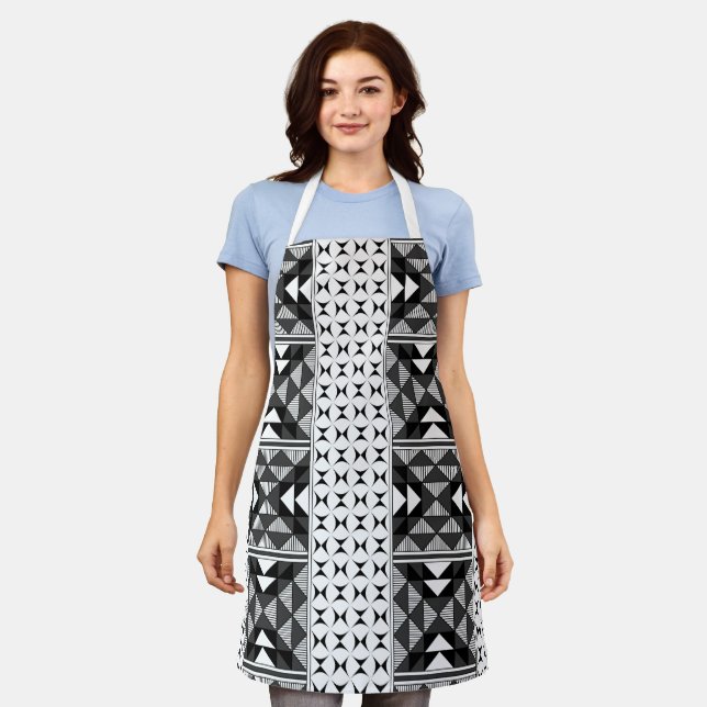 Sacred Mountains in Charcoal Apron (Worn)