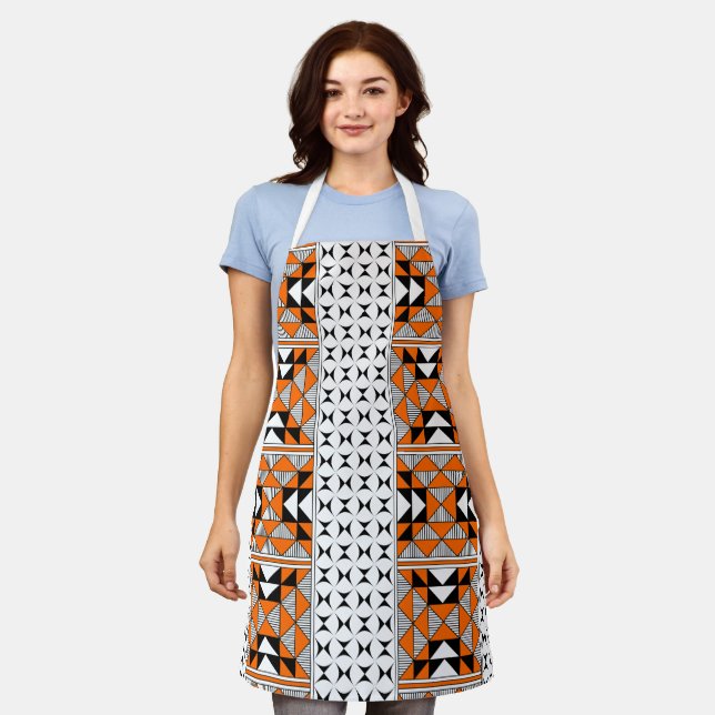 Sacred Mountains in Orange Apron (Worn)