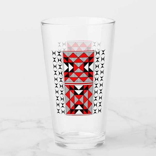 Sacred Mountains in Red Glass (Front)