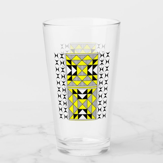 Sacred Mountains in Yellow Glass (Front)