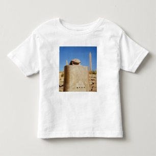Sacred scarab statue in the Temple of Amun Toddler T-shirt