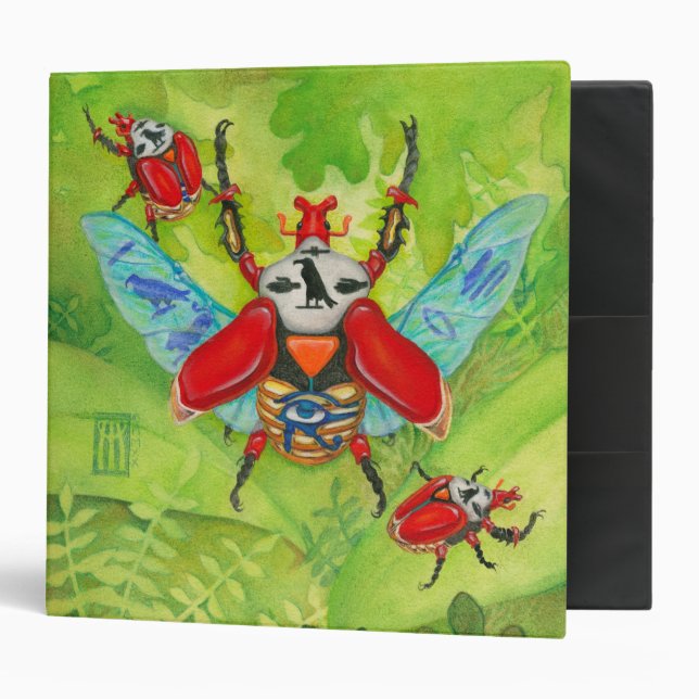 Sacred Scarabs Binder (Front/Inside)