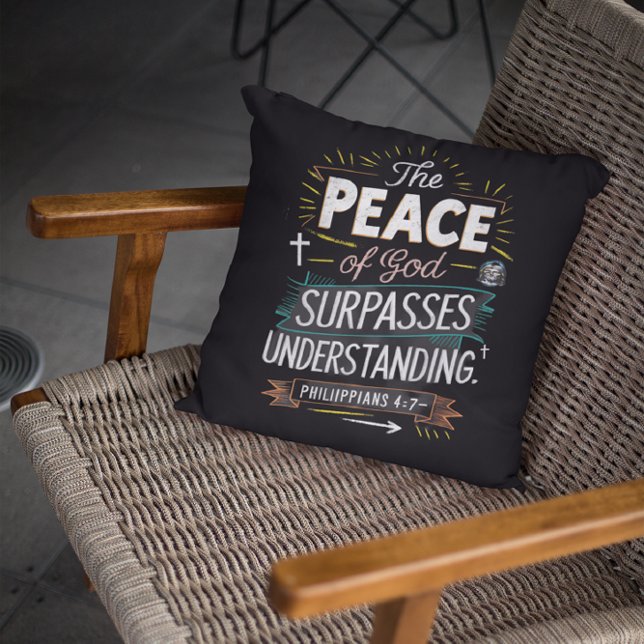 Sacred Scripture Adorned Shirt Throw Pillow (Creator Uploaded)