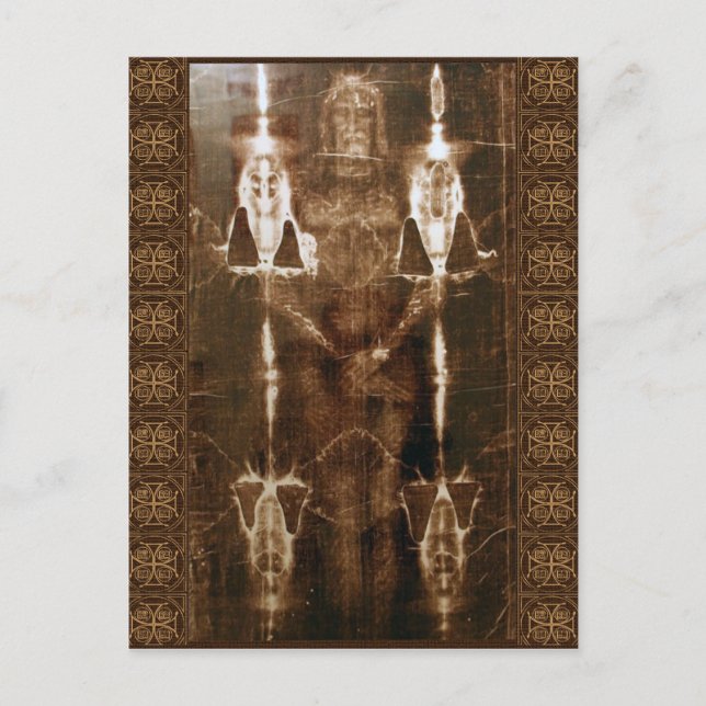 SACRED SHROUD OF TURIN POSTCARD (Front)