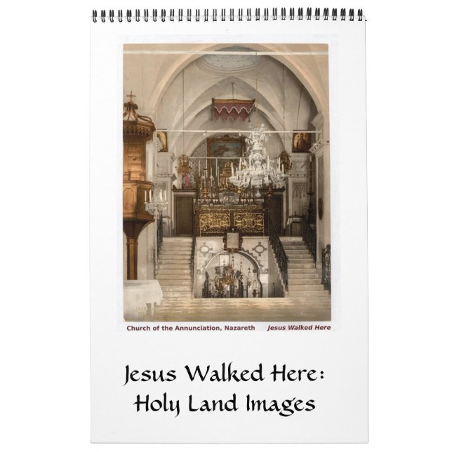 Sacred Sites in the Holy Land Calendar (Cover)