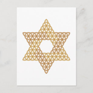 Sacred Star - Star of Life, 04/3D-Br. Postcard