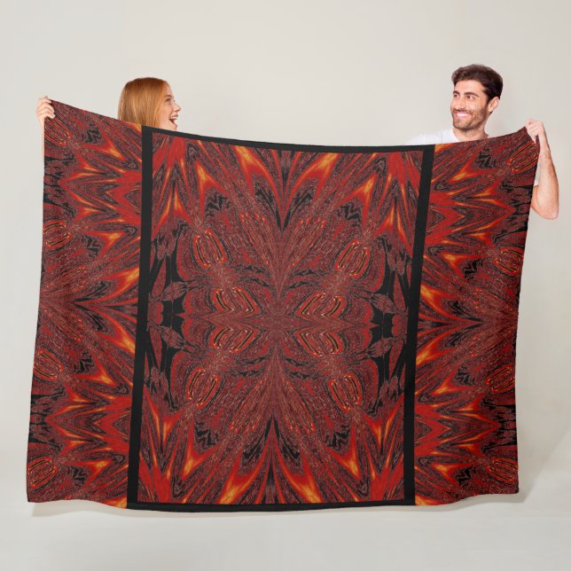 Sacred Storm 10 Fleece Blanket (In Situ)