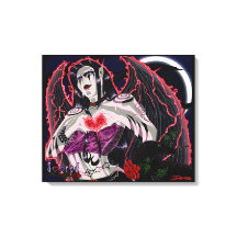 Sacred- The Dark Angel Stretched Canvas Prints