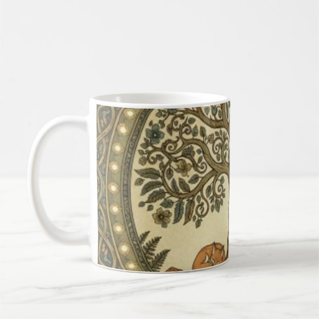 Sacred Tree of Life Celtic Art Coffee Mug (Left)